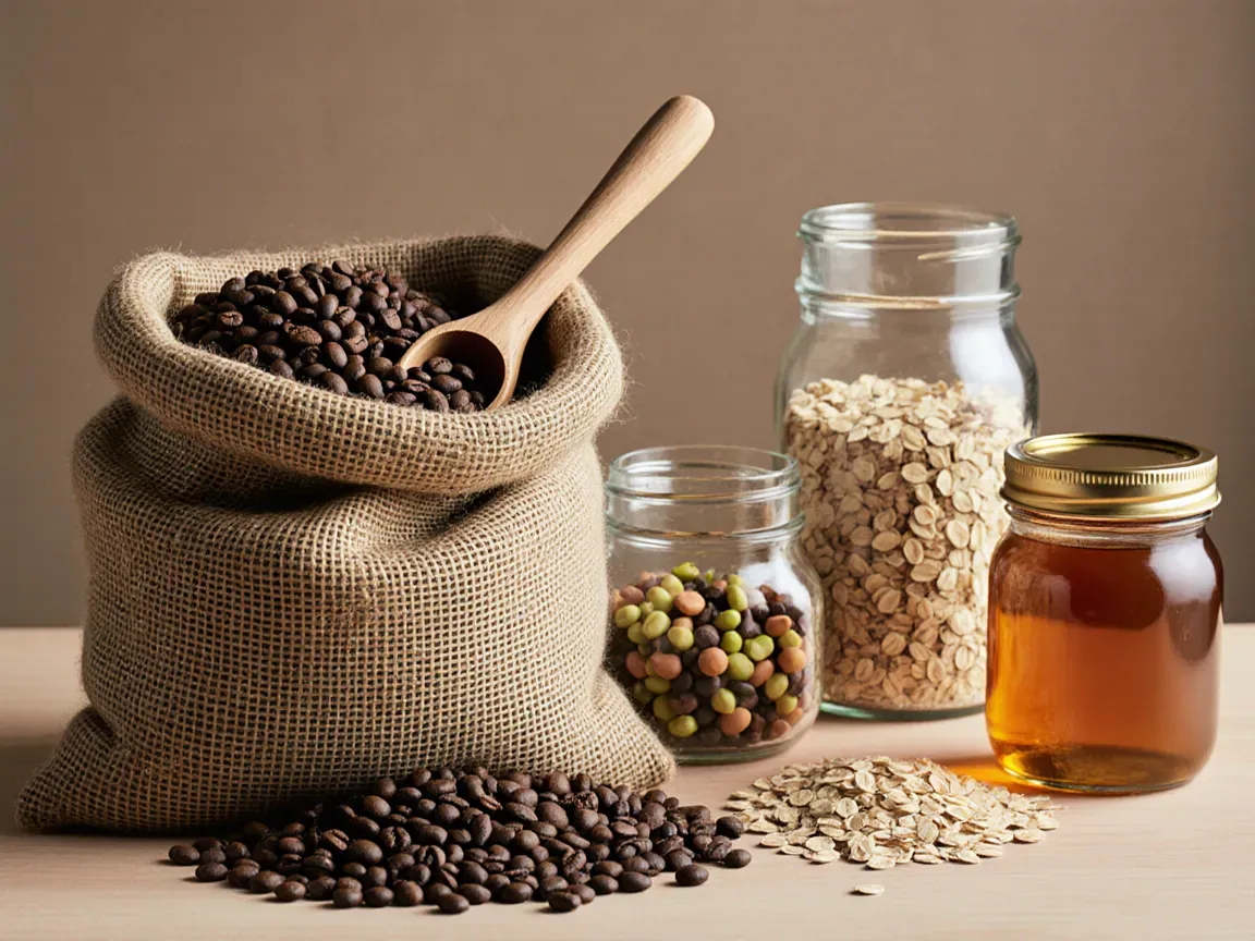 Bay-roasted coffee and pantry staples